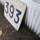Enamelled plaque of the SNCF