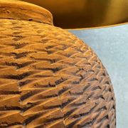 XL wabi sabi table lamp – Terracotta