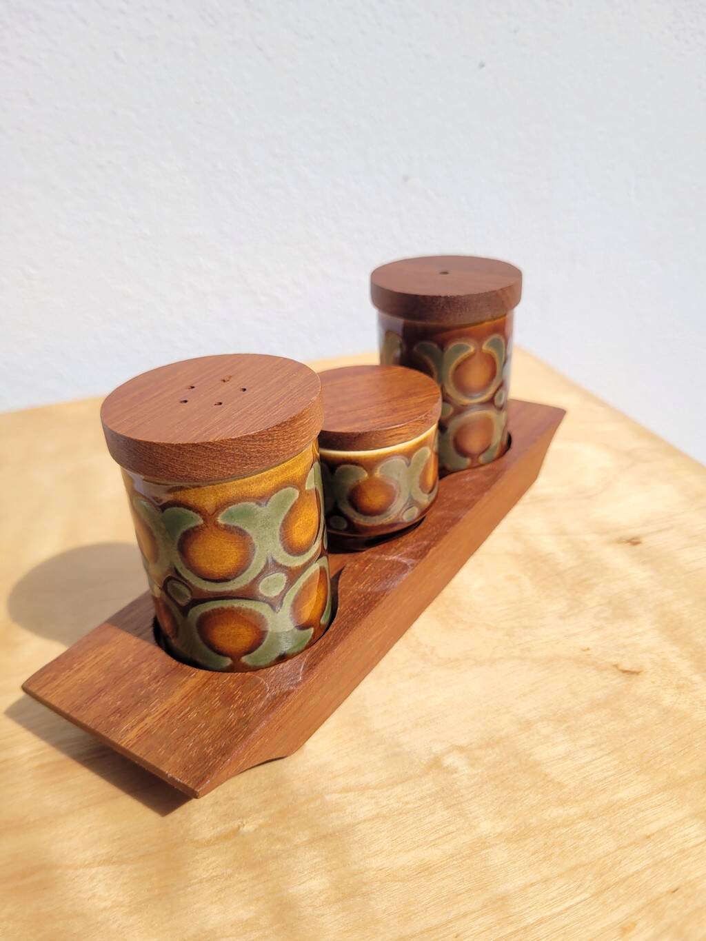 Service à condiment vintage Hornsea Bronte GB