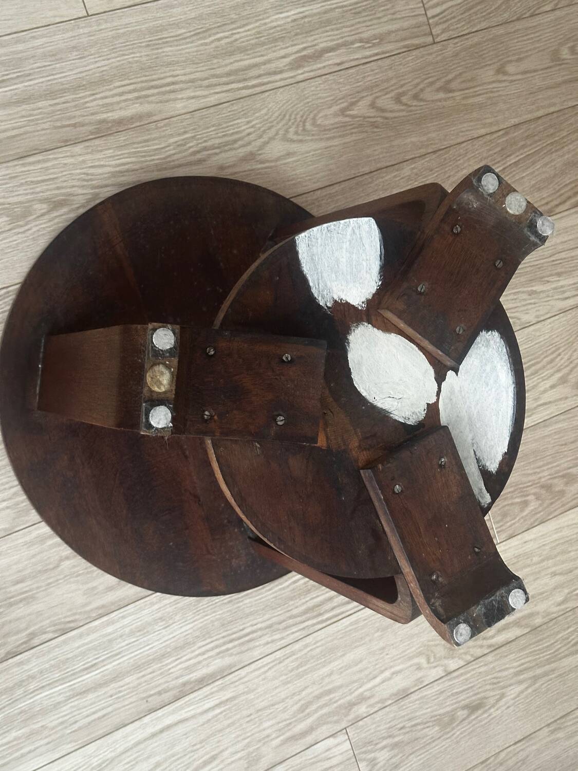 Art Deco oak pedestal table