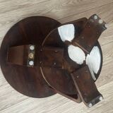 Art Deco oak pedestal table