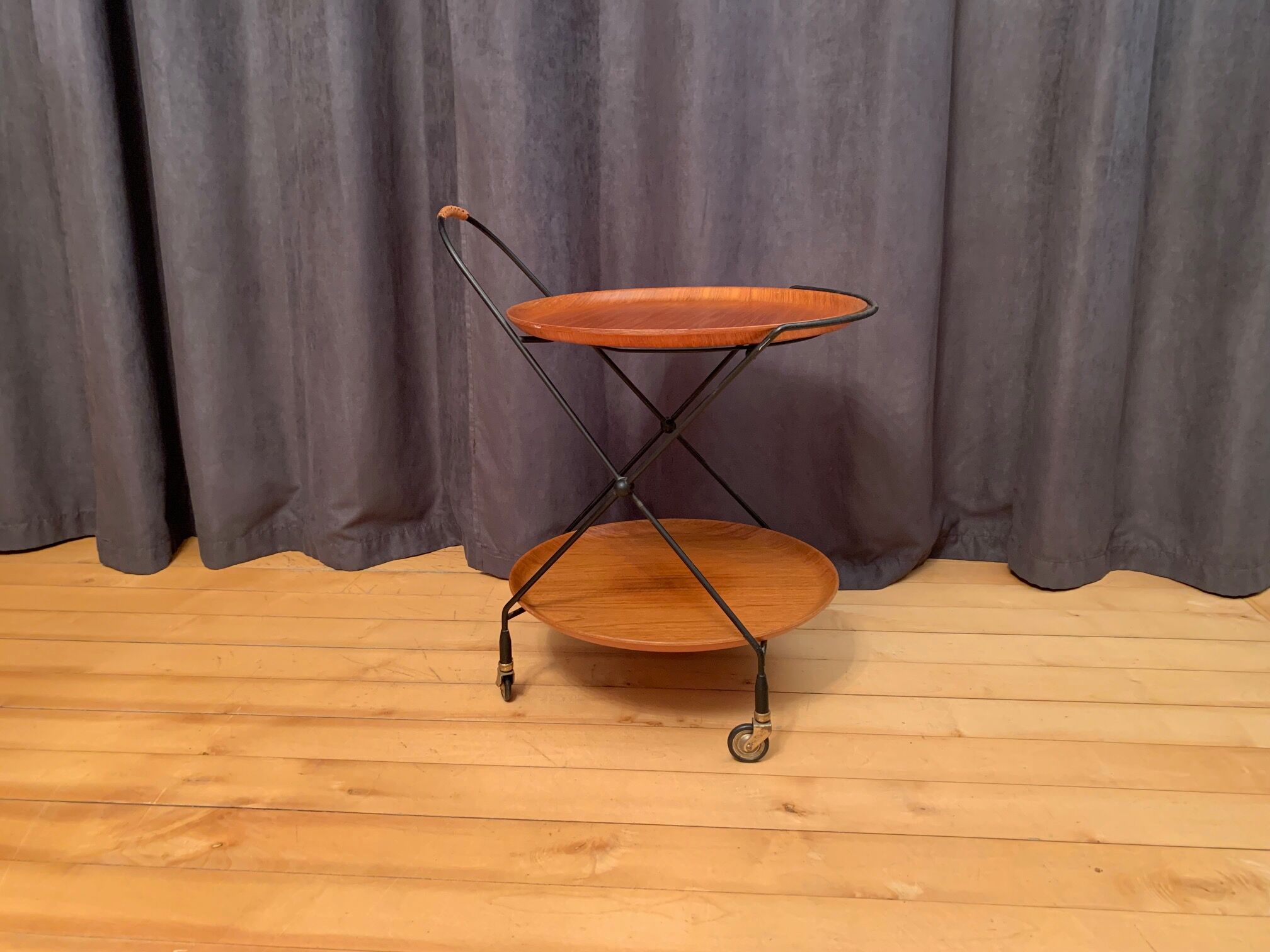 Bar trolley by Åry Fanérprodukter Nybro Sweden 1960s