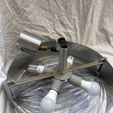 Brushed steel suspension