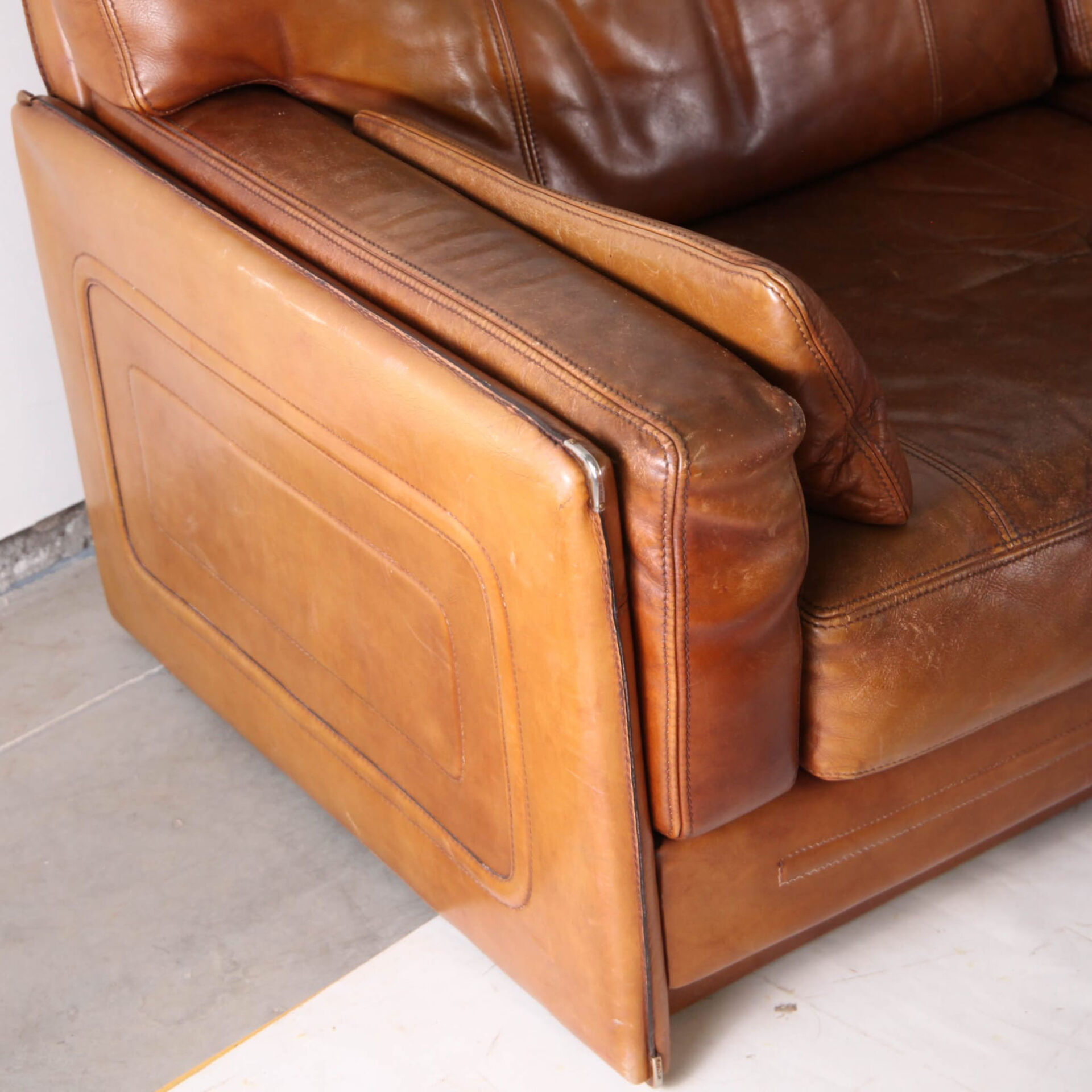 Salon en cuir Roche Bobois