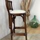 Vintage rattan stool