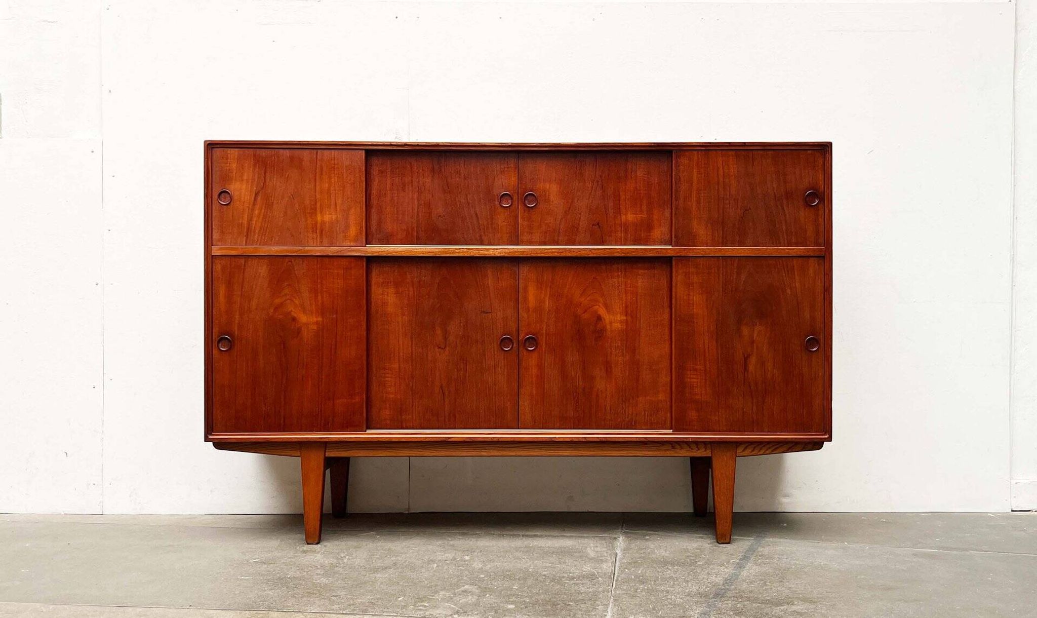 Modern Danish mid-century enfilade, teak, 1960s