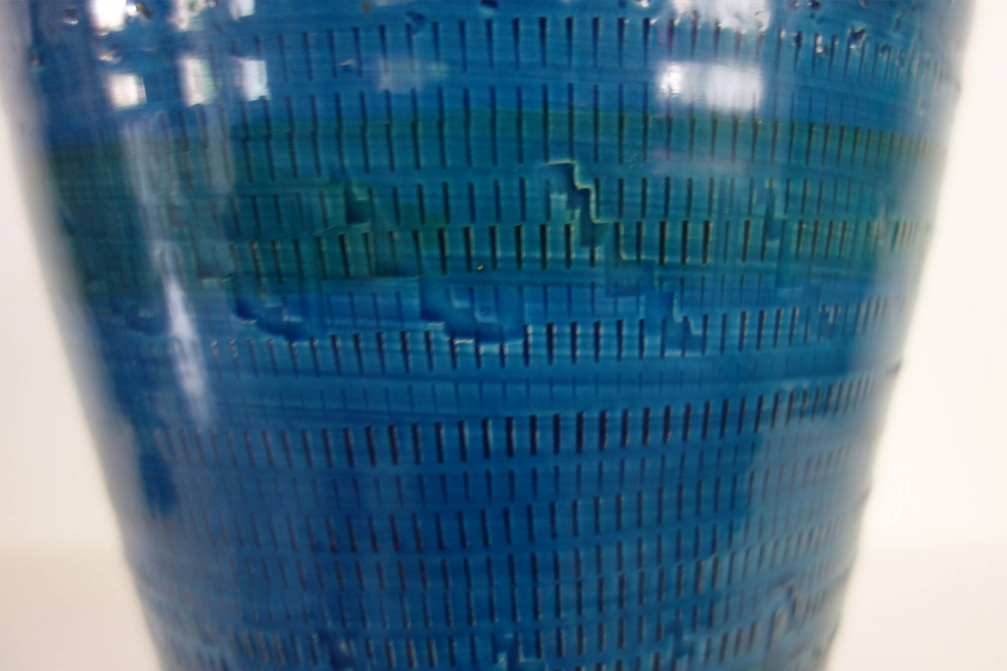 Vase couvert céramique style Bitossi, Italie années 70