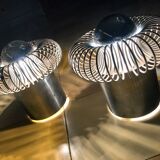 Vintage Wall Lights • Philippe Rogier • Oxar • Luminox • Space Age • 1972