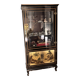 Large Asian Showcase in Black and Gold Lacquer - Display Cabinet