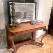 Art Nouveau Italian Wooden Console Table