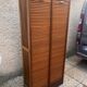 Classeur double à rideaux en bois Radia, années 50-60