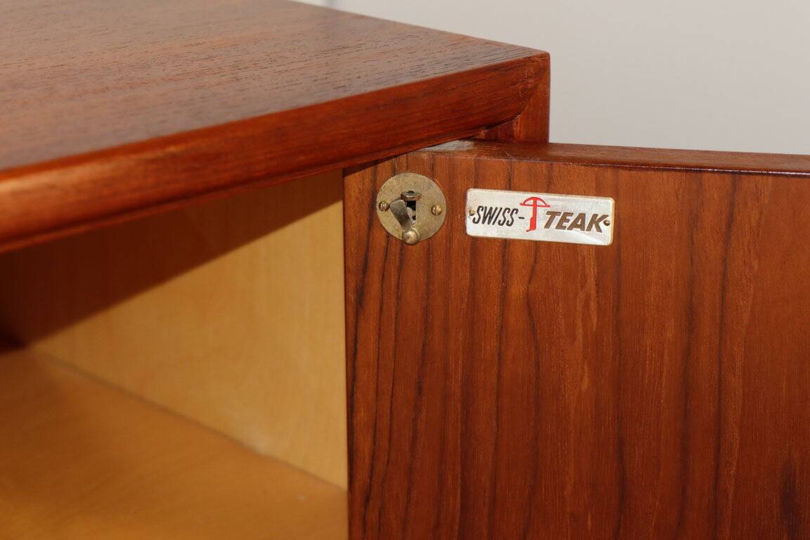 Scandinavian teak sideboard, Swiss Teak edition, 1960