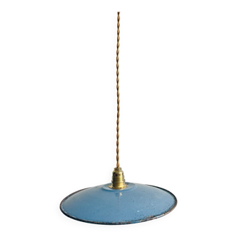 Enameled pendant lamp from the 1950s