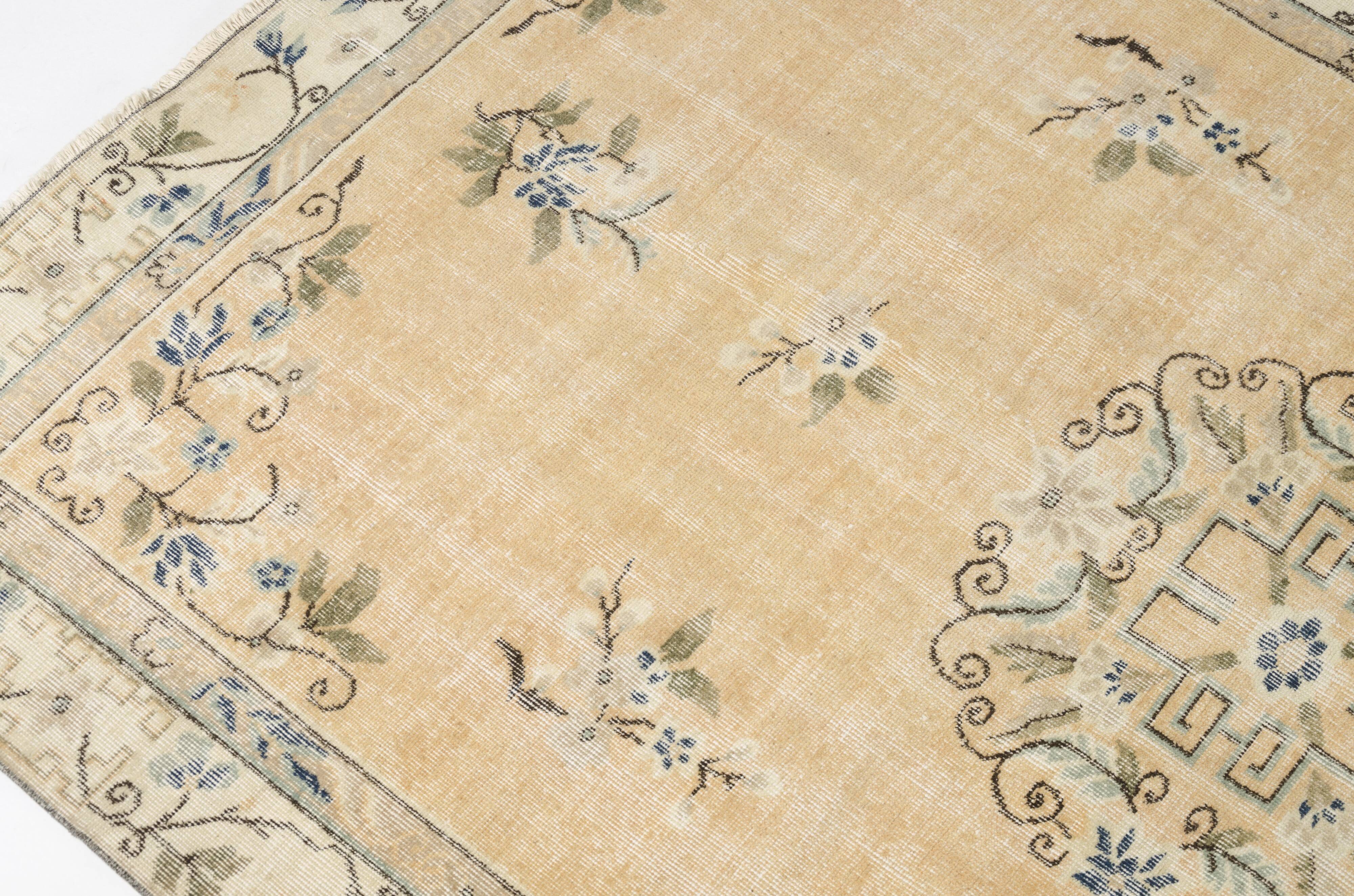 Oushak Wool Area Carpet -1751