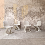 4 Z chairs by Ernst Moeckel & Sigfried Mehl