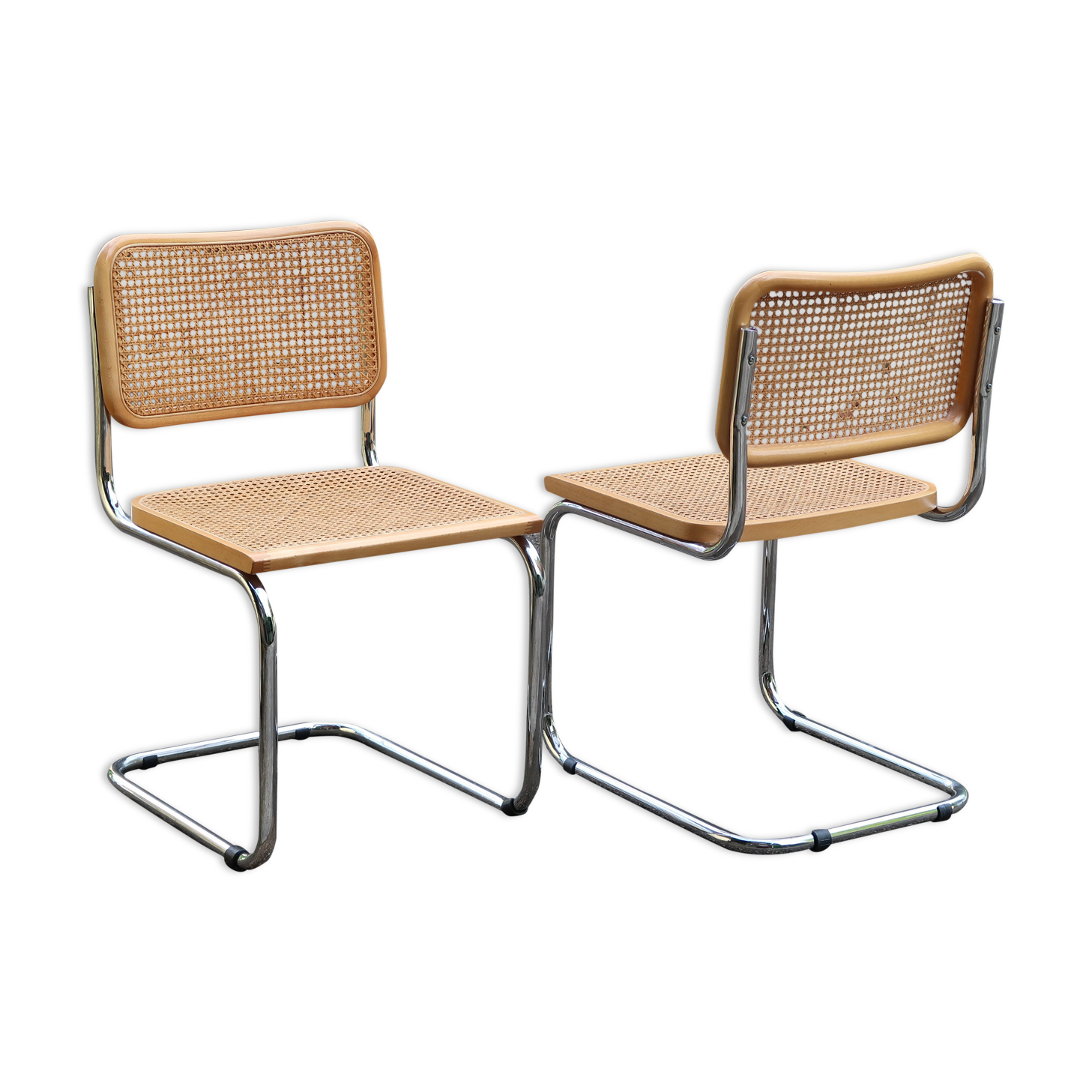 Paires de chaises B32 de Marcel Breuer
