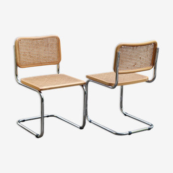 Pairs of B32 chairs by Marcel Breuer