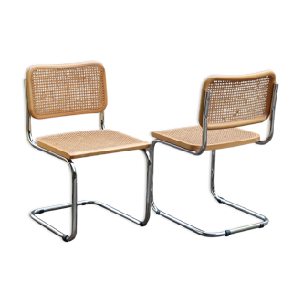 Pairs of B32 chairs by Marcel Breuer
