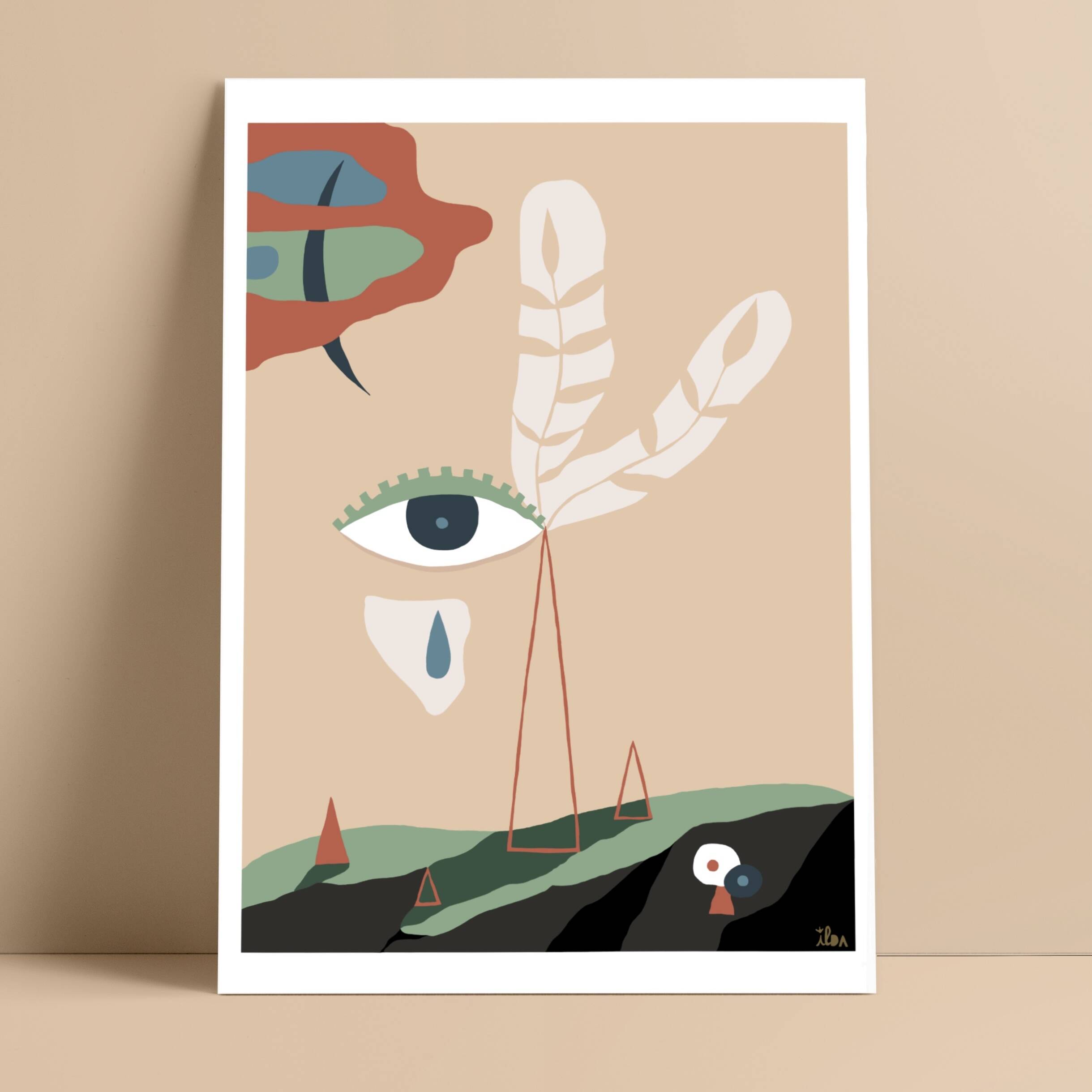 “RENAUD” art print, 30x40cm
