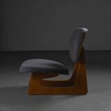 Teiza Isu fireside chair by Sakakura & Cho, Tendo Mokko circa 1970