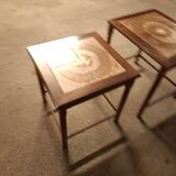 Scandinavian nesting tables
