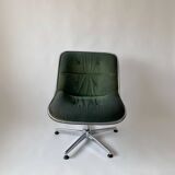 Chrome rotary chair