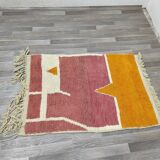 Handmade Beni Ouraine rug, size 100 x 200 cm