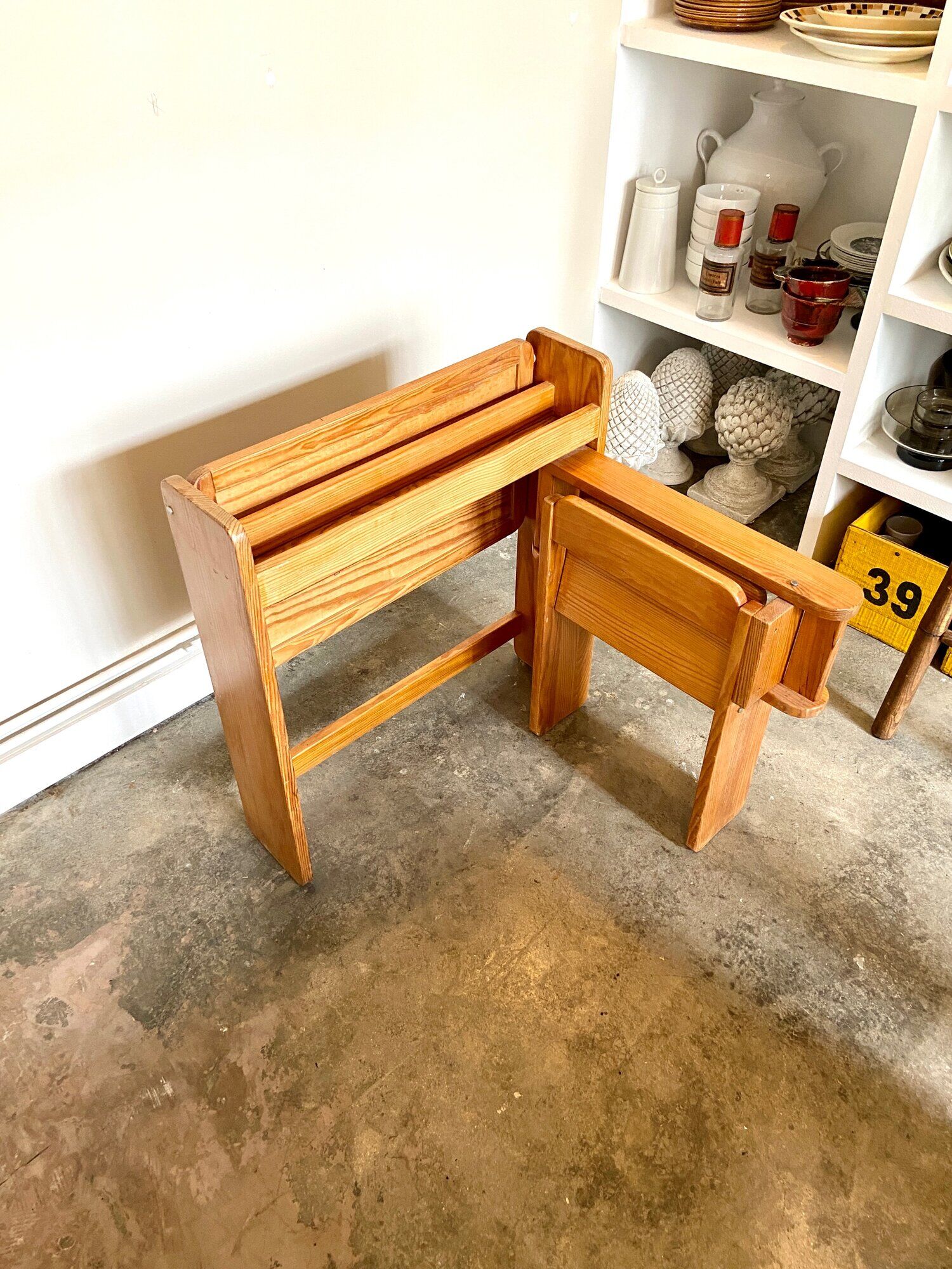 Bureau modulable Trama pour enfant en bois clair