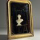 Miroir doré Louis Philippe du 19ème siècle