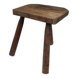 Antique vintage tripod milking stool
