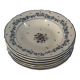 Assiettes creuses en faïence anglaise