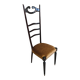 Chiavari chairs with high backs Mid Century Modern Paolo Buffa 1950s