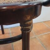 Fauteuil de bistrot Hoffman en bois courbé