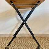 Vintage TV table on casters