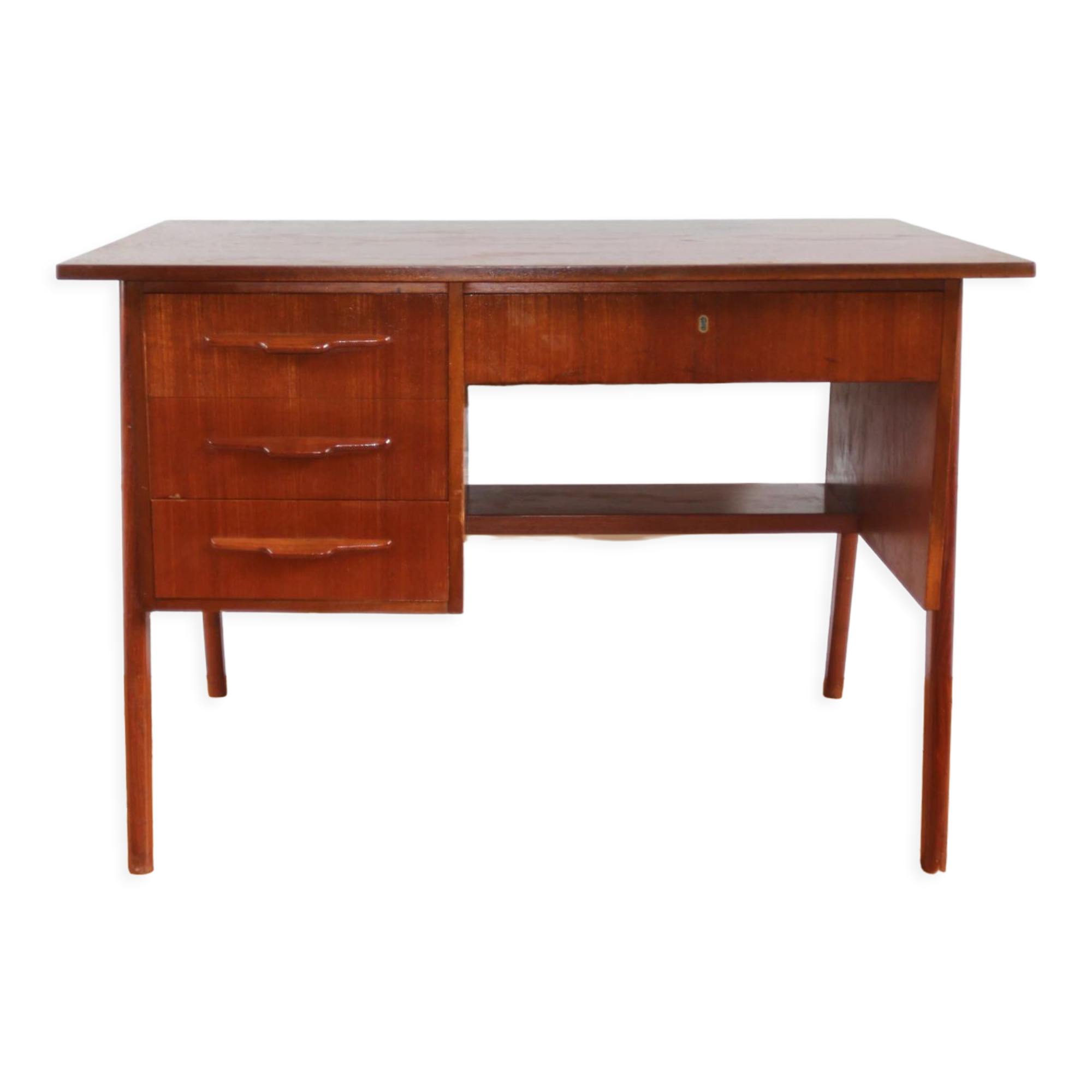 Scandinavian vintage teak desk 1960