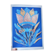 illustration blue flowers