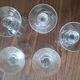 Lot de verres à liqueur en cristal