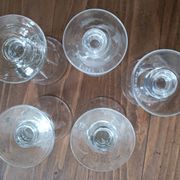 Lot de verres à liqueur en cristal