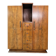 Armoire Art Déco, placage de ronce de bois, niche centrale & 4 tiroirs
