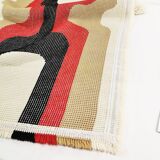 Tapis géométrique Space Age, Allemagne, années 1970