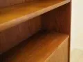 Teak bookcase with bar cabinet and secretary, Dammand & Rasmussen, Denmark, 1960s