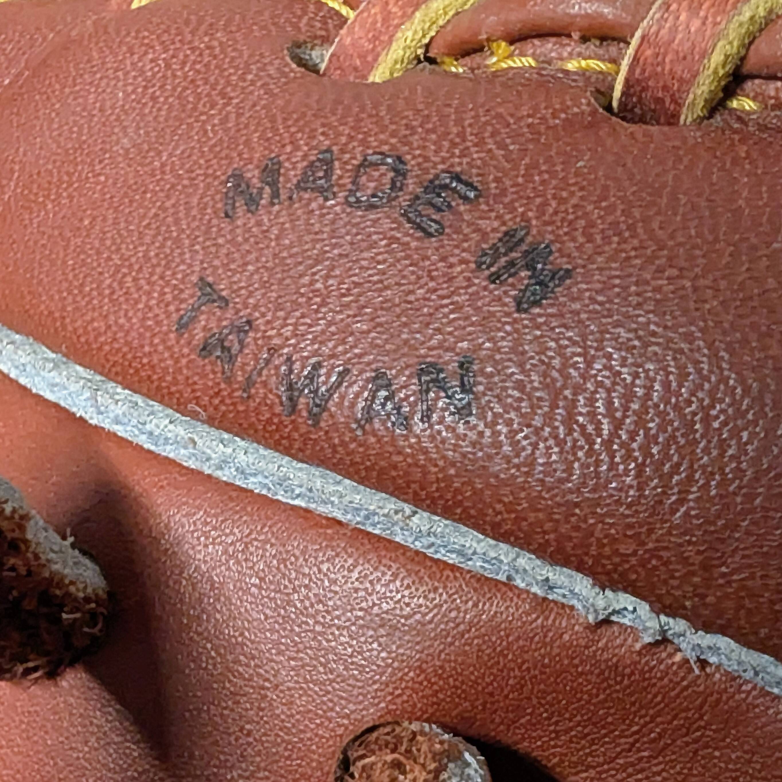 Baseball glove and ball