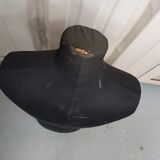 Ancien buste de couturière noir mannequin