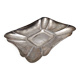 Vintage Rectangular Embossed Silver Plated Tray / Centerpiece by Olri, Italy