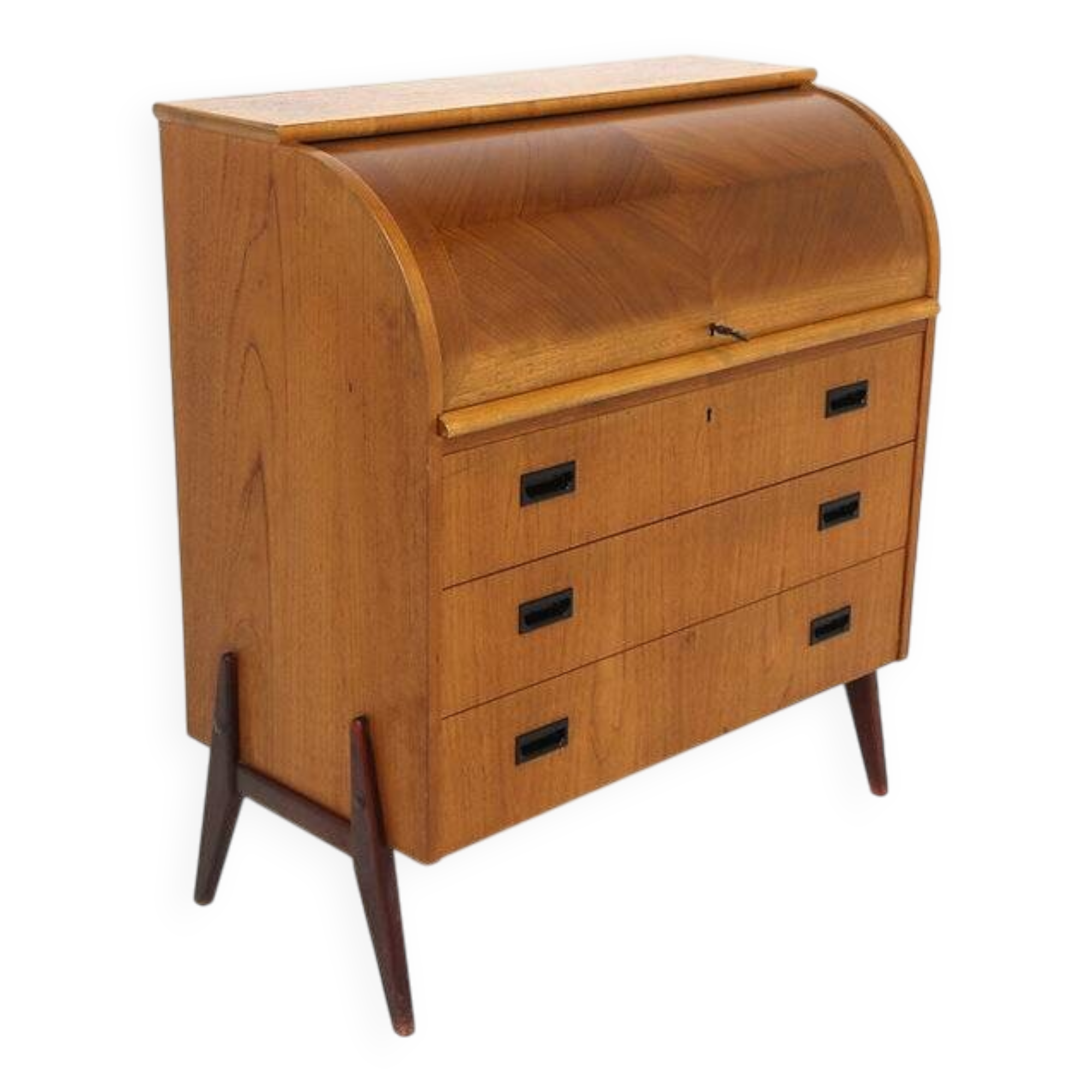 Secrétaire scandinave en teck, Suède, 1960