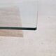 Set of 3 Italian Marble Coffee or Side Tables with Glass, 1980s