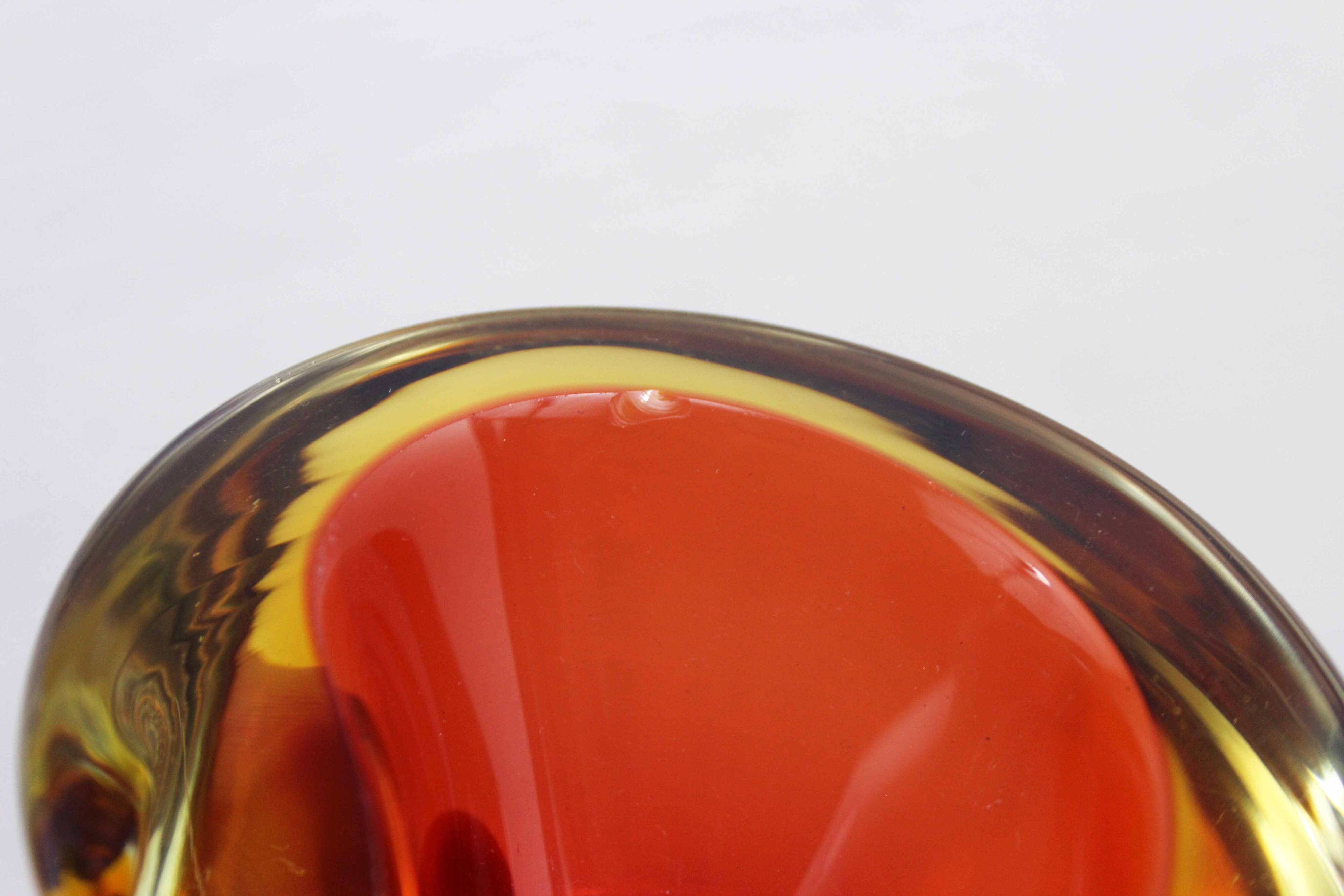 Murano glass ashtray