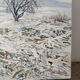 Winter landscape, oil on canvas signed Maurice Bouillot 1971