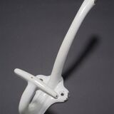 Enamelled cast iron hook