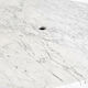 Vintage octagonal table in white marble. France, 70s